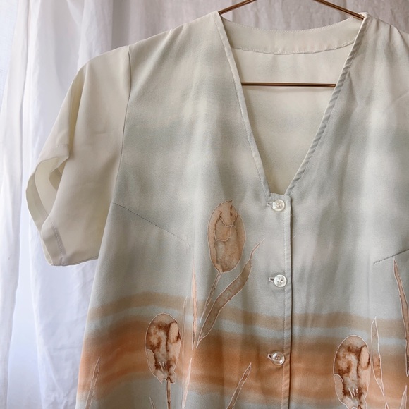 Vintage button-down blouse - Picture 6 of 6